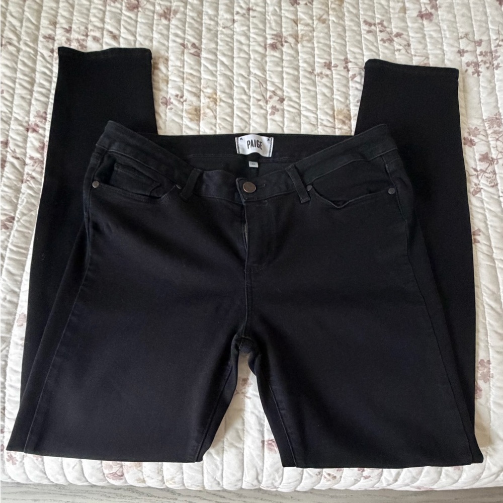 Paige Women's Black Skinny Jeans